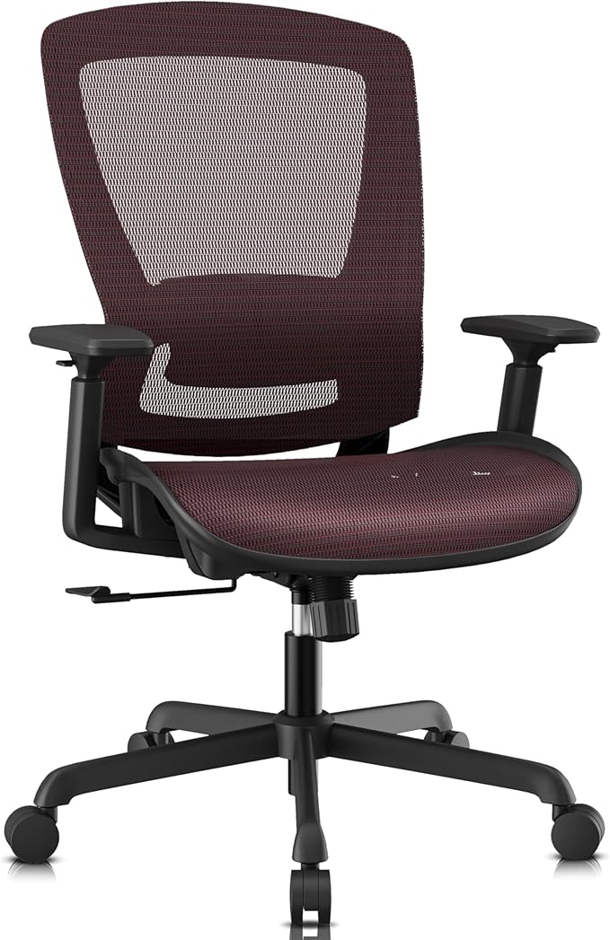 ELABEST Mesh Office Chair, Ergonomic Computer Desk Chair, Sturdy Task Chair-