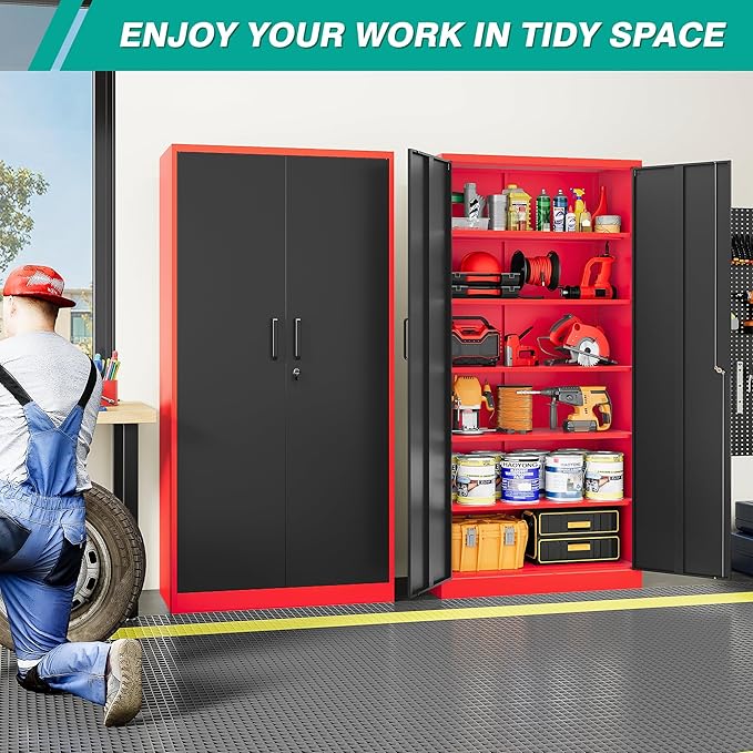 6 Tier Garage Storage Cabinet