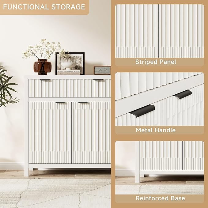 Fatmok Fluted Buffet Cabinet