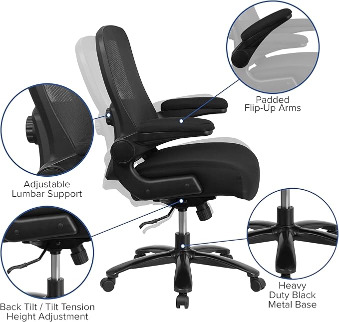 Flash Furniture Big & Tall Swivel Office and Gaming Chair