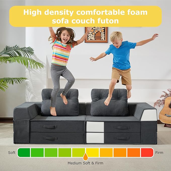 Folding Sofa Bed, 4 in 1 Convertible Sleeper Chair