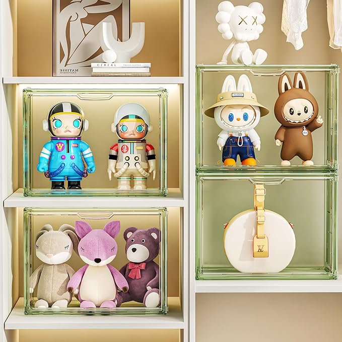Clear Green Acrylic Figure Display Case