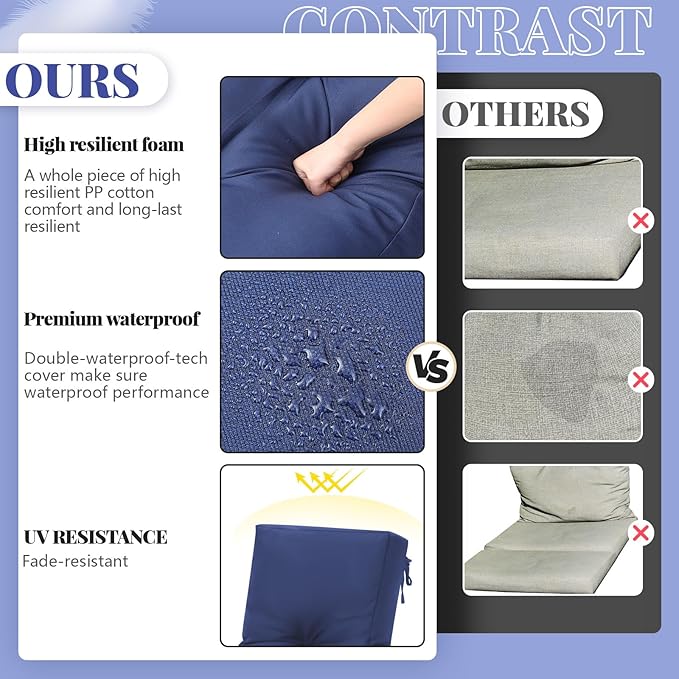 Outdoor Chaise Lounge Cushions
