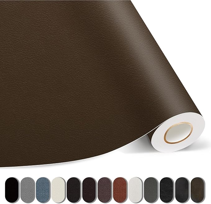 Kangshoon Leather Repair Patches, 35X158 Inch Self-Adhesive Leather Repair Tape