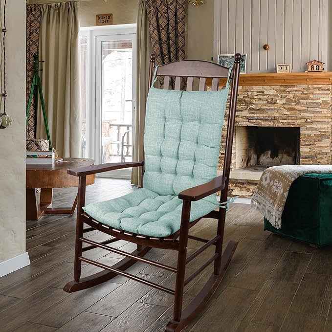 ELFJOY Rocking Chair Cushion Large Rocking Chair Pads