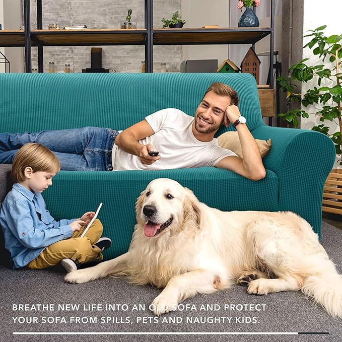 ZNSAYOTX Super Stretch Couch Cover Universal Sofa Covers