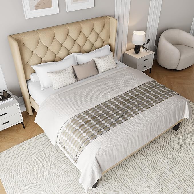 Einhomn Queen Size Platform Bed Frame