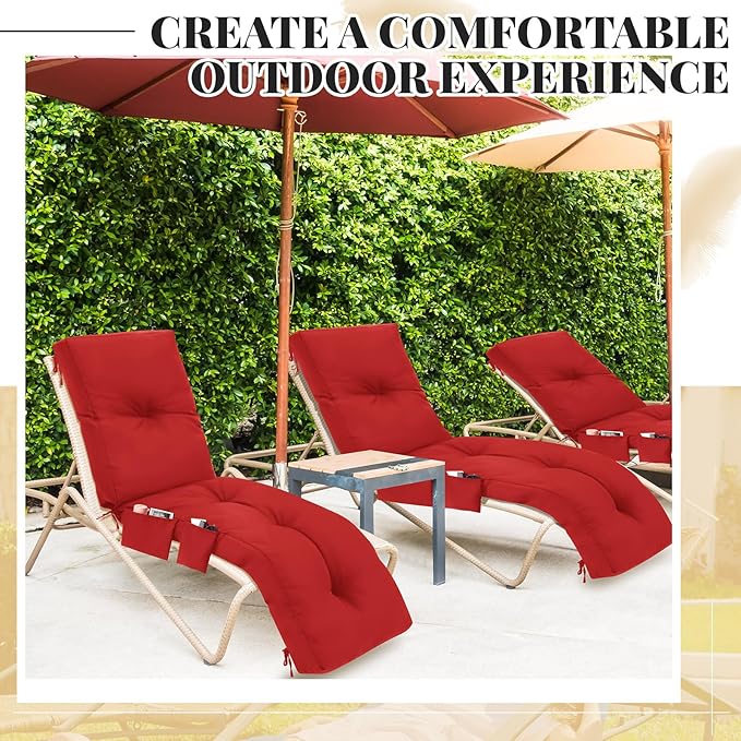 Kigley Outdoor Chaise Lounge Cushions