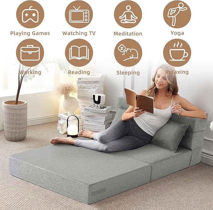 FILUXE Folding Sofa Bed | Convertible Sleeper Chair Bed