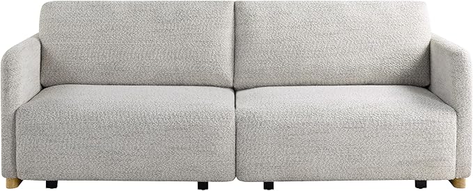 Serta Vail 86" Convertible Sleeper Sofa, Queen Size, Wall-Hugging Dreamglide
