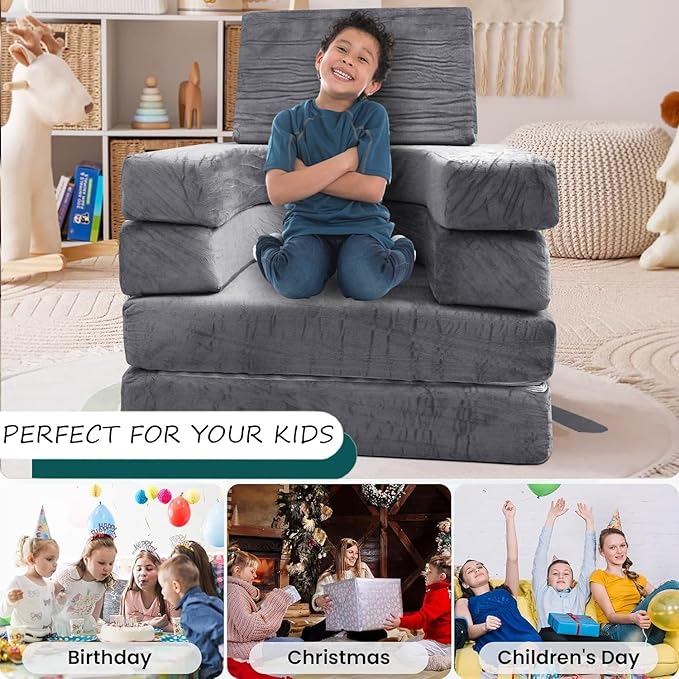 10 PCS Modular Kids Play Couch