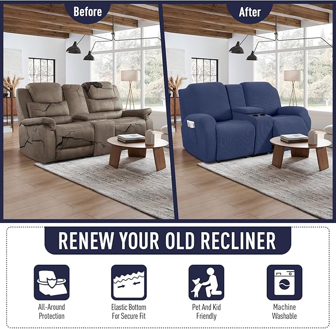 TAOCOCO Loveseat Recliner Cover