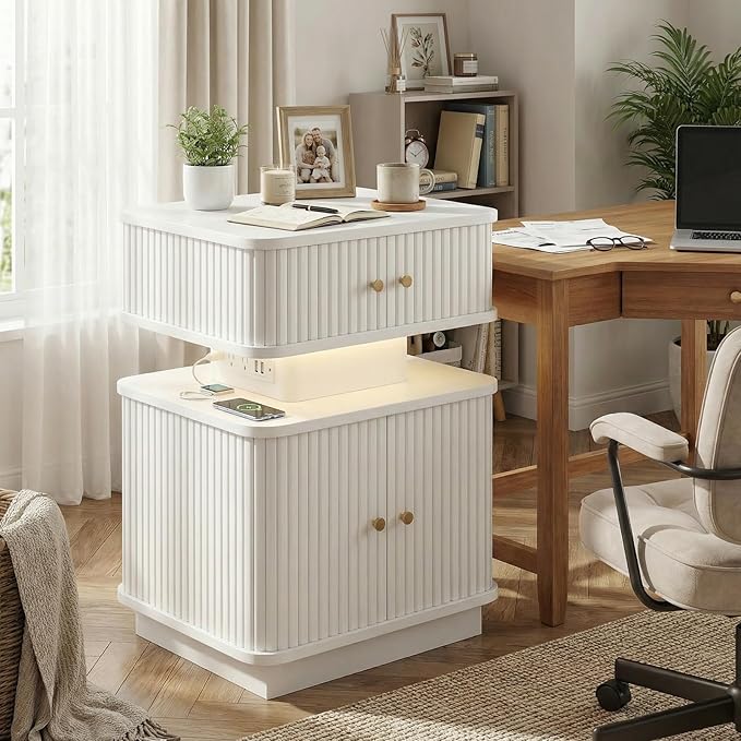 Night Stand, LED Nightstand, Modern Nightstand