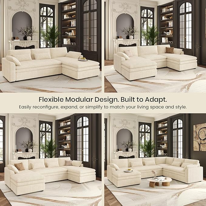 Belffin Large Modular Sectional Sofa
