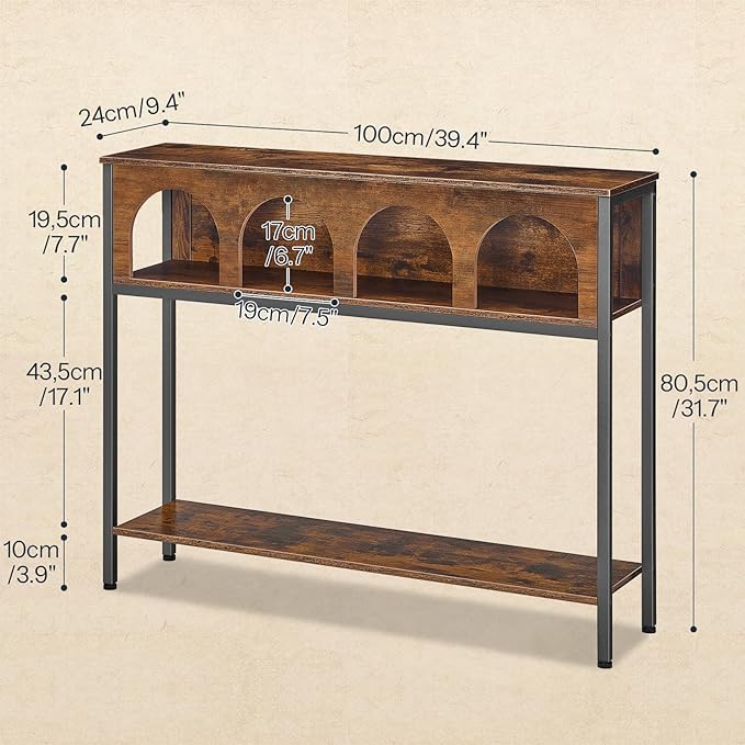 HOOBRO Console Table, Entryway Table