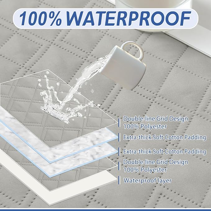 Arfntevss Recliner Sectional Couch Covers 1OO% Waterproof L Shape Sofa Cover
