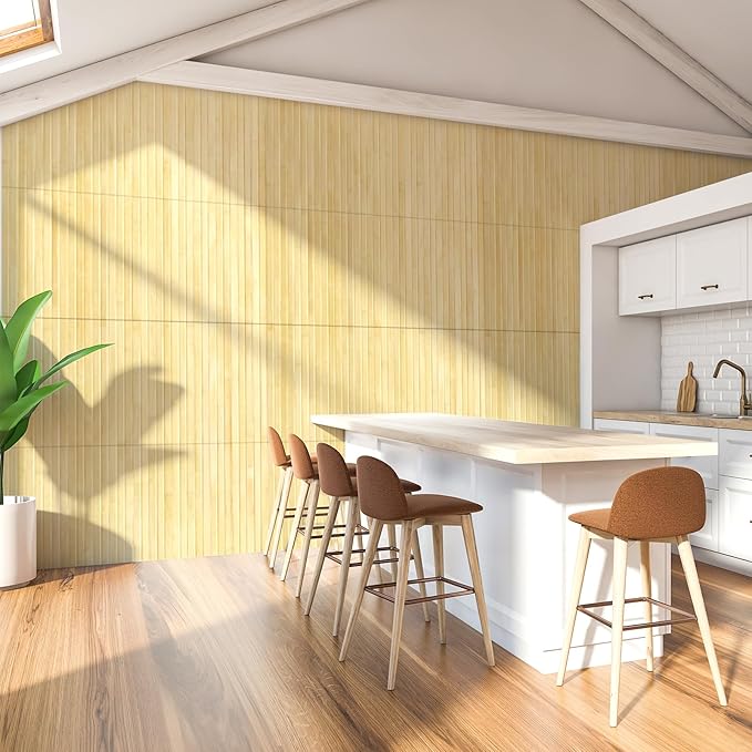 Art3d Natural Bamboo Wall Panel