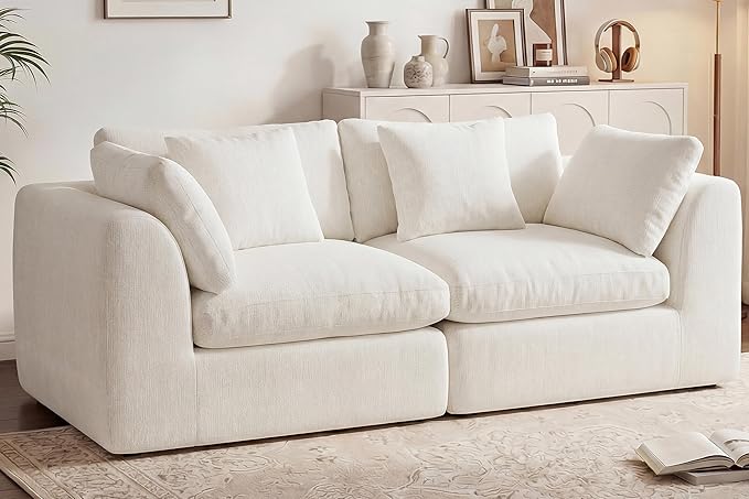 GRUSIGN 79'' Oversized Boneless Cloud Loveseat