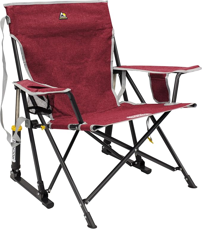 GCI Outdoor Kickback Rocker Camping Chair | Portable Folding Rocking Chair