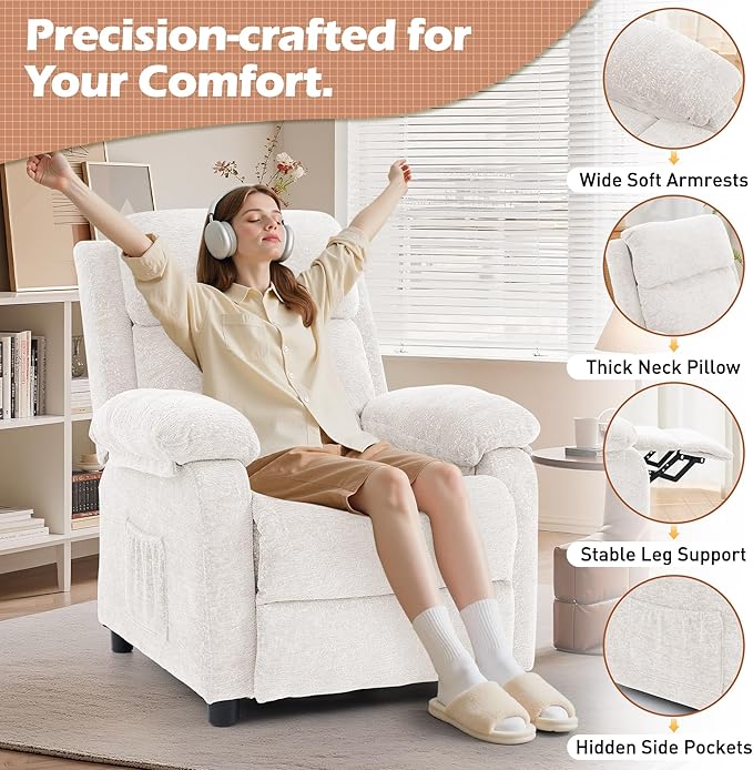 Korser Recliner Chair, Living Room Chairs