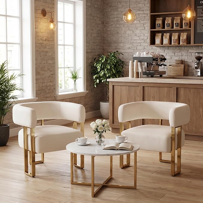 Barrel Accent Chair, Living Room Side Chair
