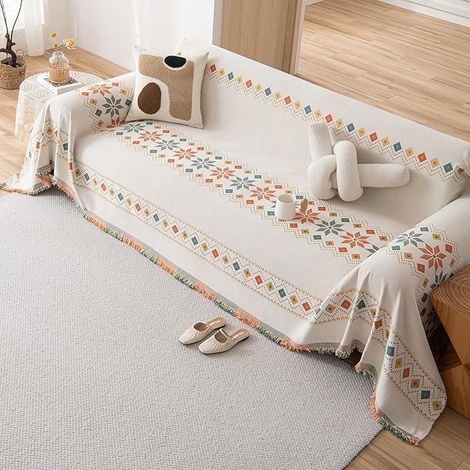DREAMINGO Couch Cover Boho Washable Sofa Covers
