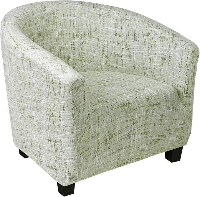 SearchI Club Chair Slipcover Stretch Barrel Chair Covers Printed Tub Chair