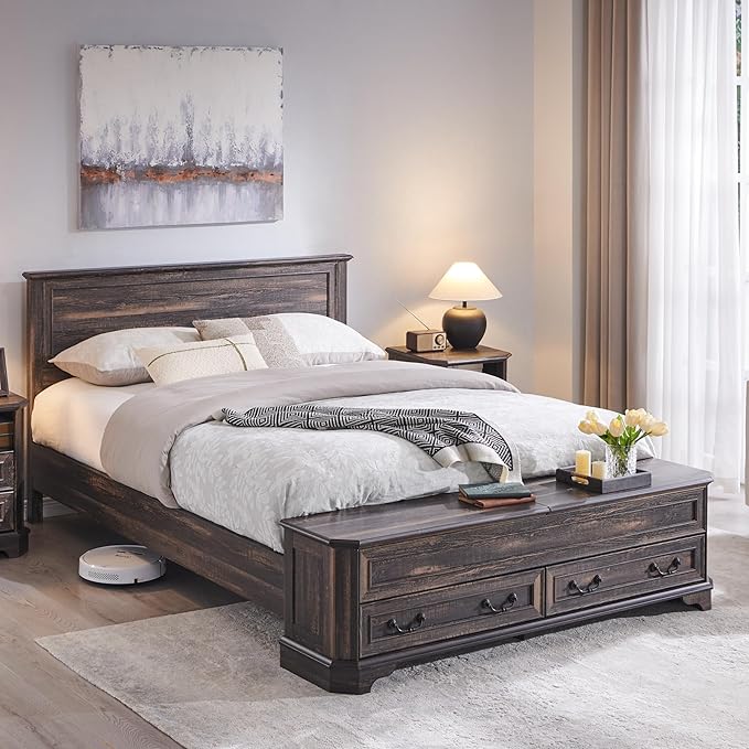 T4TREAM Farmhouse Queen Bed
