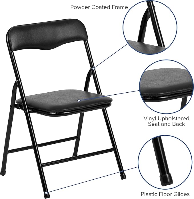 Flash Furniture Mindy Kids 3-Piece Folding Table and Chairs Set