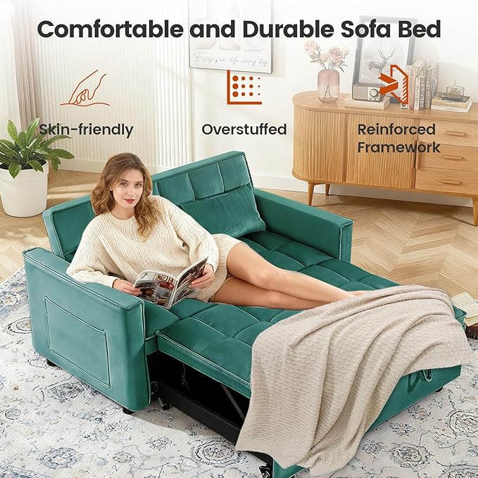 Convertible Sofa Bed, Pull Out Couch