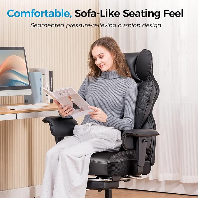 COMHOMA Big and Tall Office Chair Heavy Duty Wide Ergonomic Gaming Chair