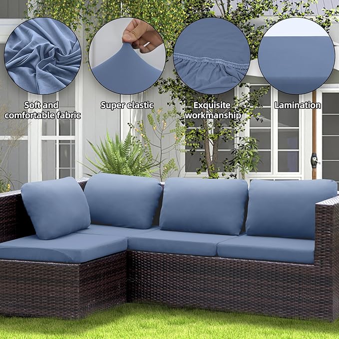 Outdoor Cushion Covers Set, Replacement