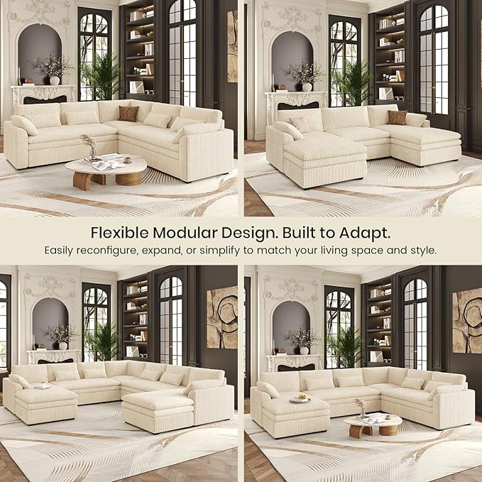 Belffin Large Modular Sectional Sofa