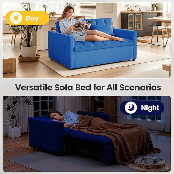 Convertible Sleeper Sofa Bed, Loveseat Sleeper Sofa