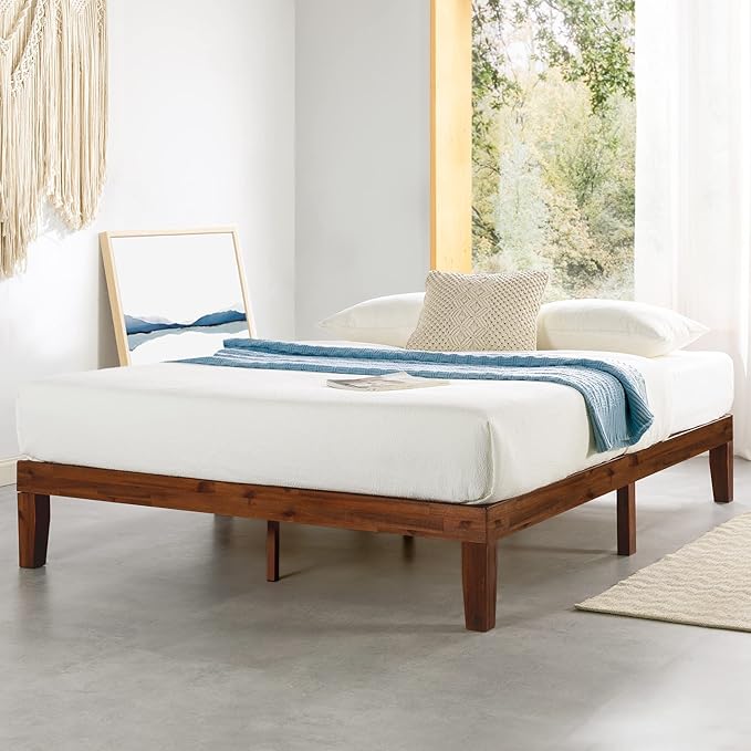 Mellow 12" Solid Wood Platform Bed Frame