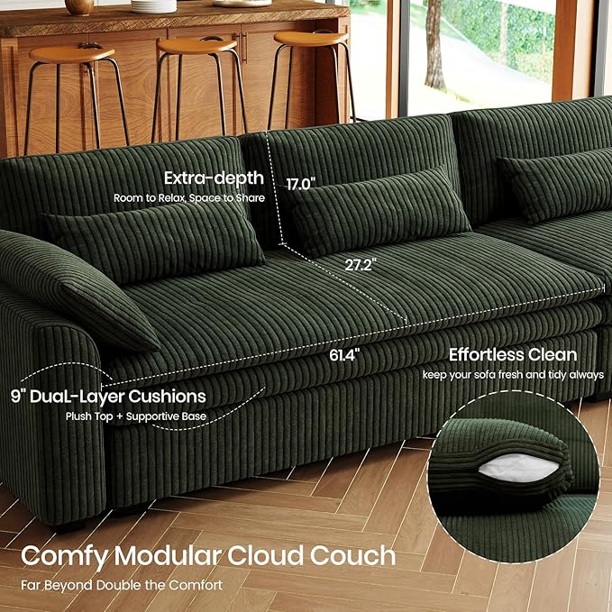 Belffin Large Modular Sectional Sofa