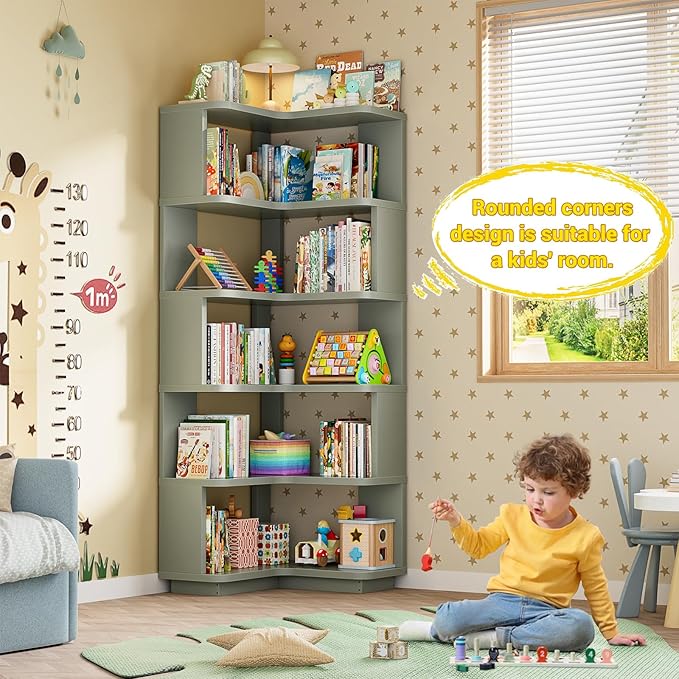 Armocity Corner Book Shelf
