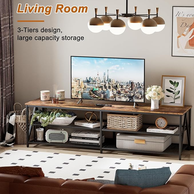 TV Stand for TVs up to 75 Inch, Entertainment Center for Living Room