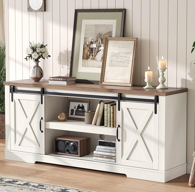 AMERLIFE 66" Farmhouse TV Stand