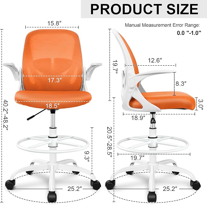 Primy Drafting Chair Tall Office Chair