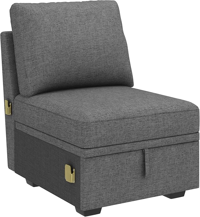 HONBAY Single Seat for Modular Sectional Sleeper Sofa