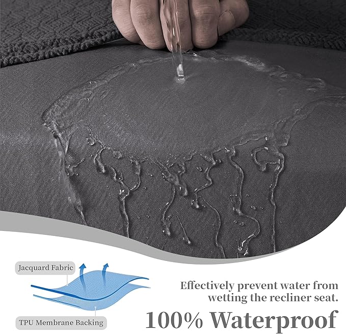 100% Waterproof Sectional Recliner Couch Covers