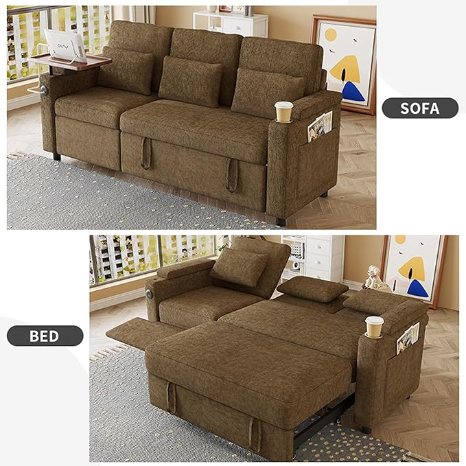 Sleeper Sofas Convertible Couches Reclining Sectional, Oversized Convertible