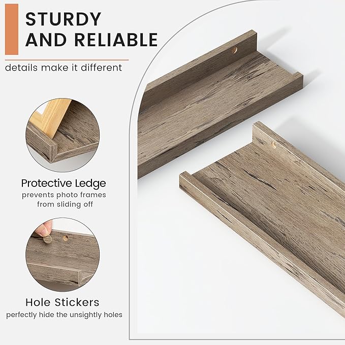 FLYJOE Floating Picture Ledge Shelves