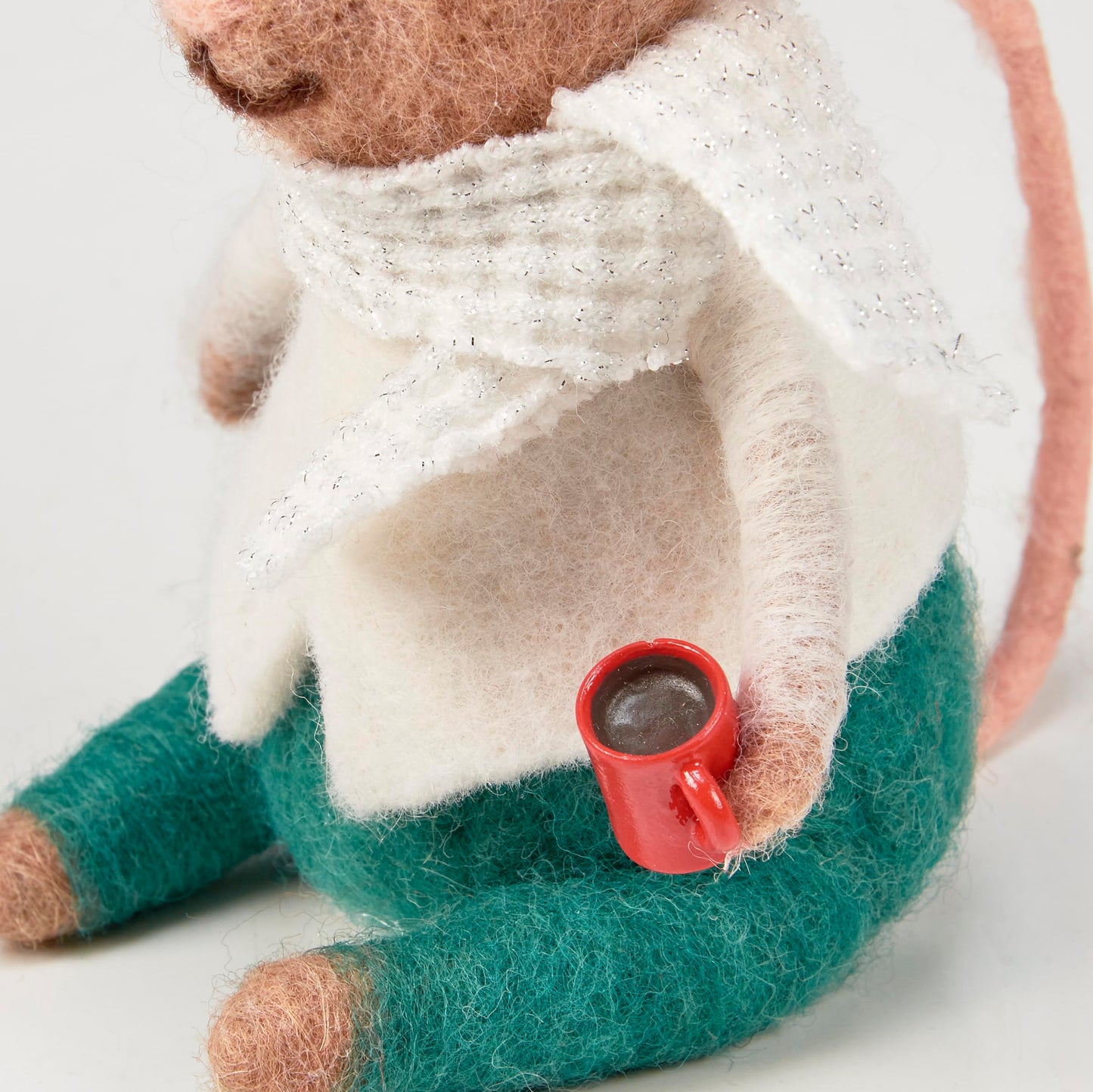 Primitives by Kathy Hot Cocoa Mouse Collectible Critter