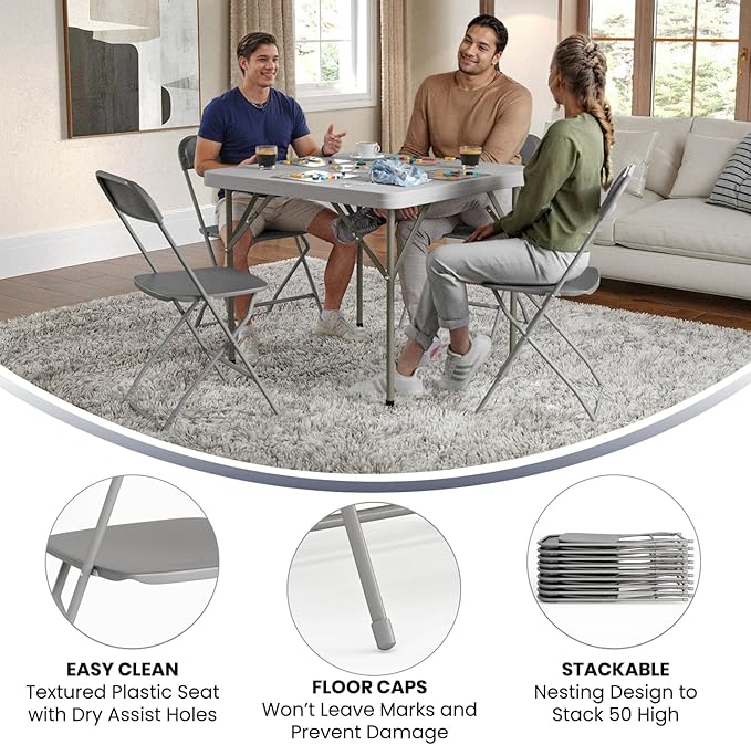 Flash Furniture Hercules Series Plastic Folding Chair