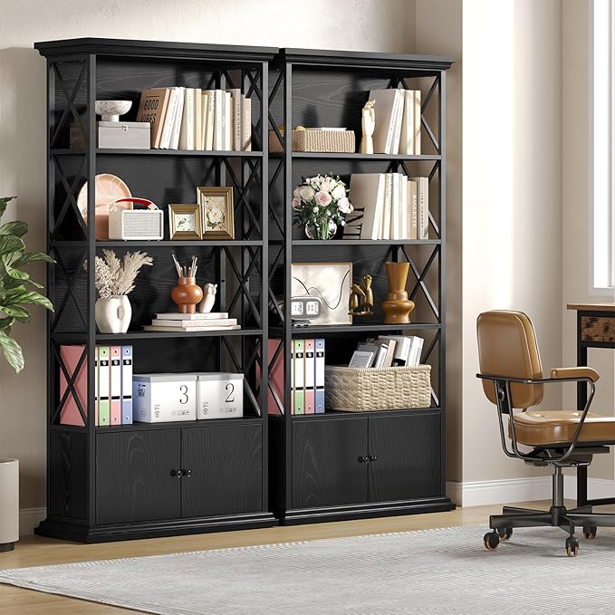 GOLDDAY 5-Tier Tall Bookcase