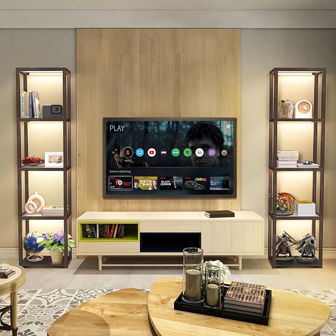 OUTON 67" Glass Display Shelf