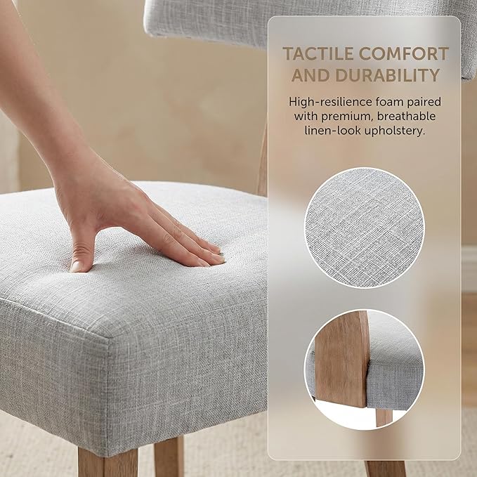 VESCASA Upholstered Farmhouse Dining Chairs