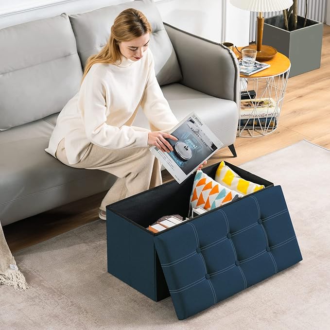 YOUDENOVA 30 Inches Folding Ottoman